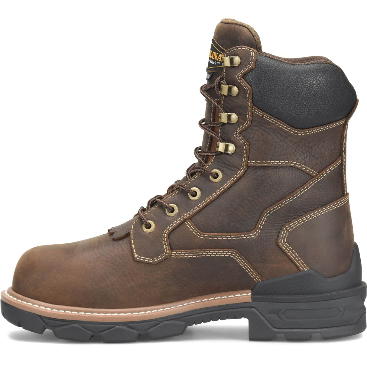 CA7838 Instep Carolina Contestor Mens 8 inch Waterproof Insulated Composite Safety Toe Work Boot