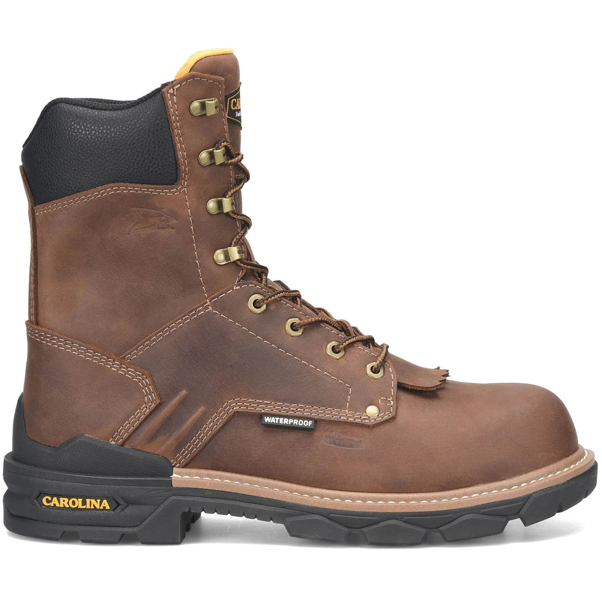 CA7843 Profile Carolina Cardinal Mens 8 inch Waterproof Composite Safety Toe Work Boot