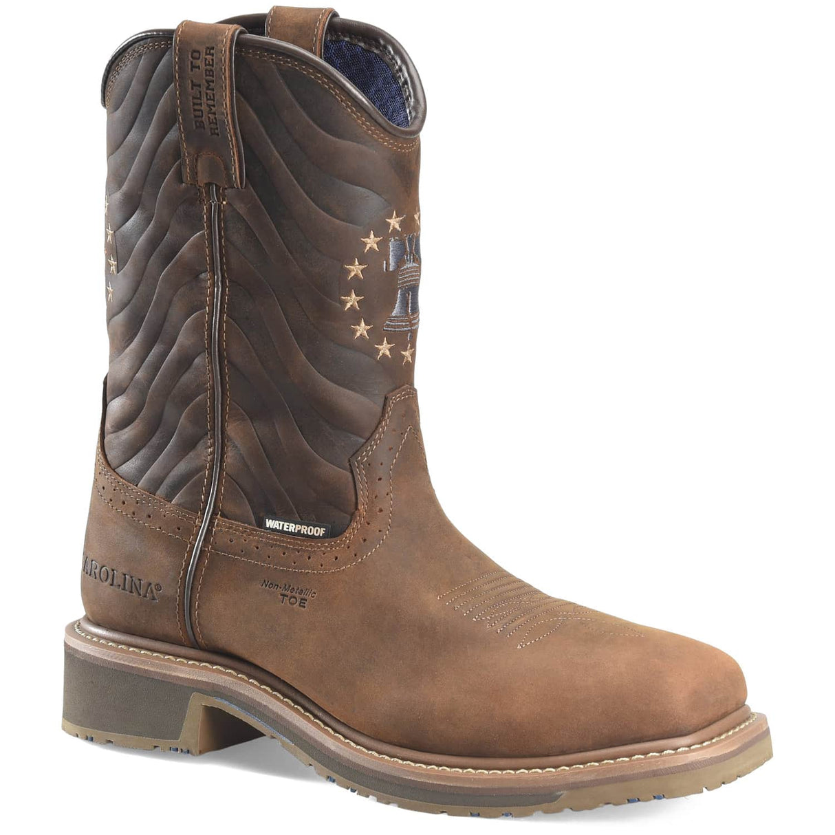 CA8541 45degree Carolina Pipeline Mens 10 inch Composite Safety Toe Waterproof Sq Toe Roper