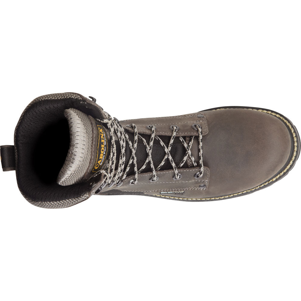 Carolina I-Beam Gray 8-Inch Waterproof PR Composite Toe Work Boot