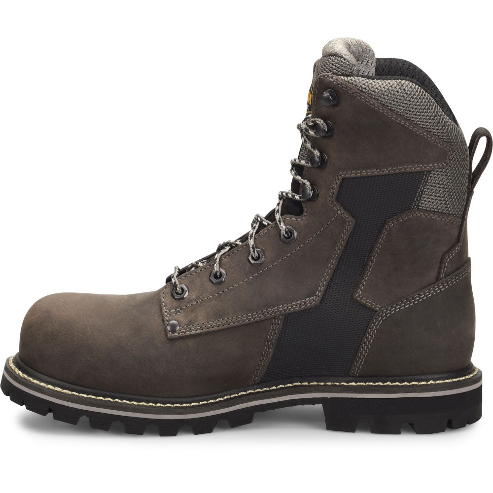 Carolina I-Beam Gray 8-Inch Waterproof PR Composite Toe Work Boot