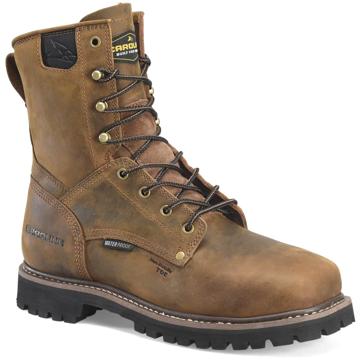 CA8621 45degree Carolina Judge Mens 8 inch Safety Toe Work Boot