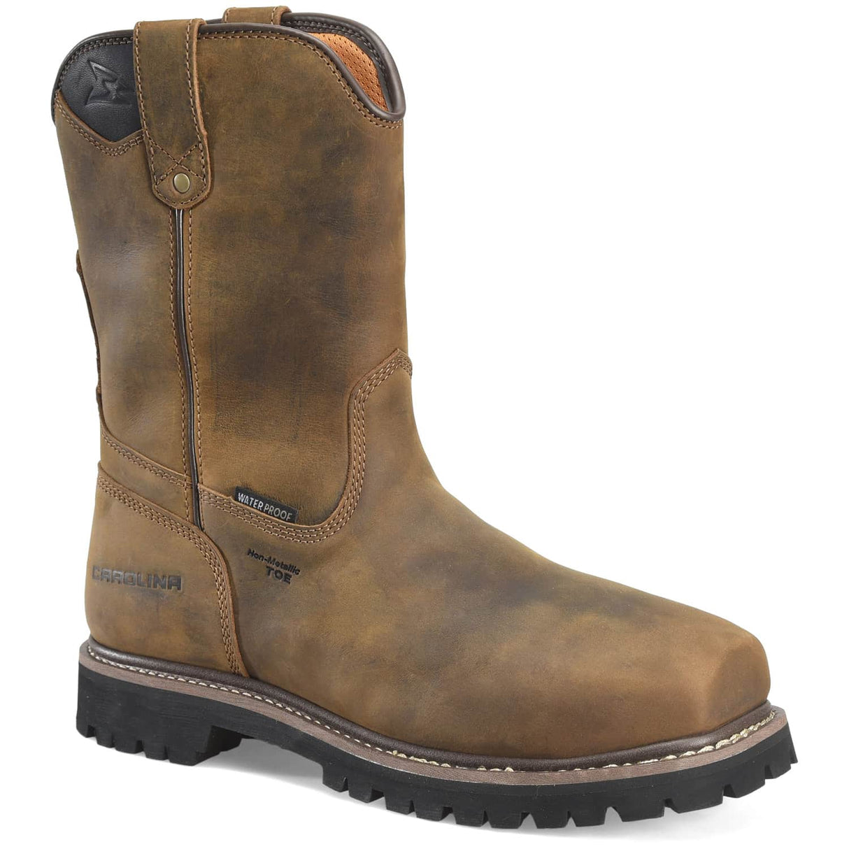 CA8622 45degree Carolina Judge Mens 10 inch Safety Toe Ranch Wellington Work Boot