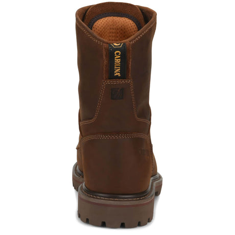 CA8628 Heel Carolina 28 Series Mens 8 inch Unlined Composite Safety Toe Work Boot