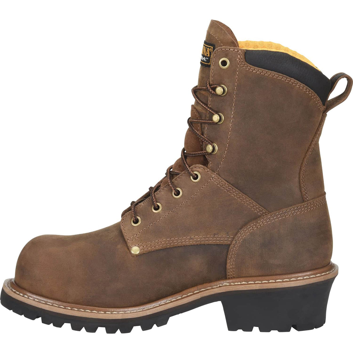 CA9052 Instep Carolina Poplar Mens 8 inch Waterproof Logger Soft Toe Work Boot