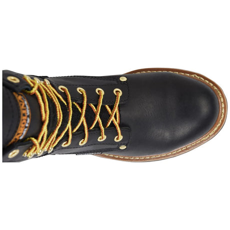 Carolina CA9823 8-inch Steel Toe Waterproof Logger Boot - Black