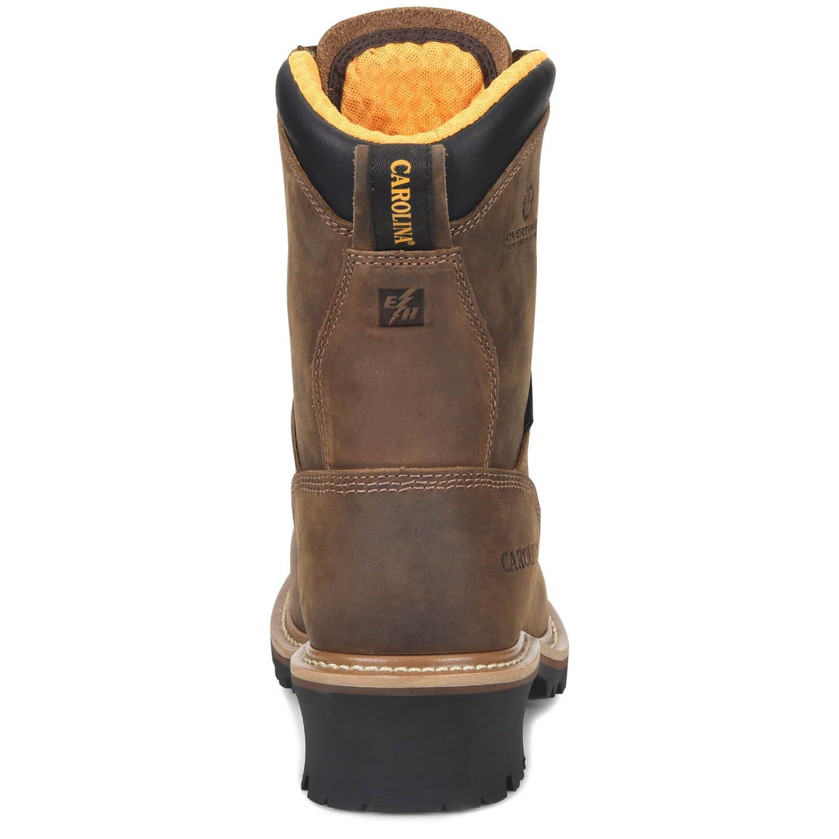 CA9828 Heel Carolina Driller Mens 8 inch Lace to Toe Waterproof Composite Toe Logger Work Boot