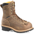 CA9828 45degree Carolina Driller Mens 8 inch Lace to Toe Waterproof Composite Toe Logger Work Boot