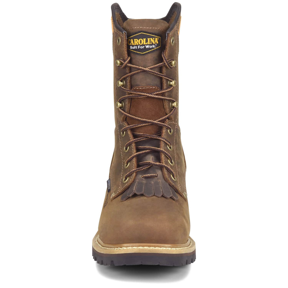 CA9855 Toe Carolina Coppice Mens 8 inch Waterproof Composite Safety Toe Square Toe Logger Work Boot