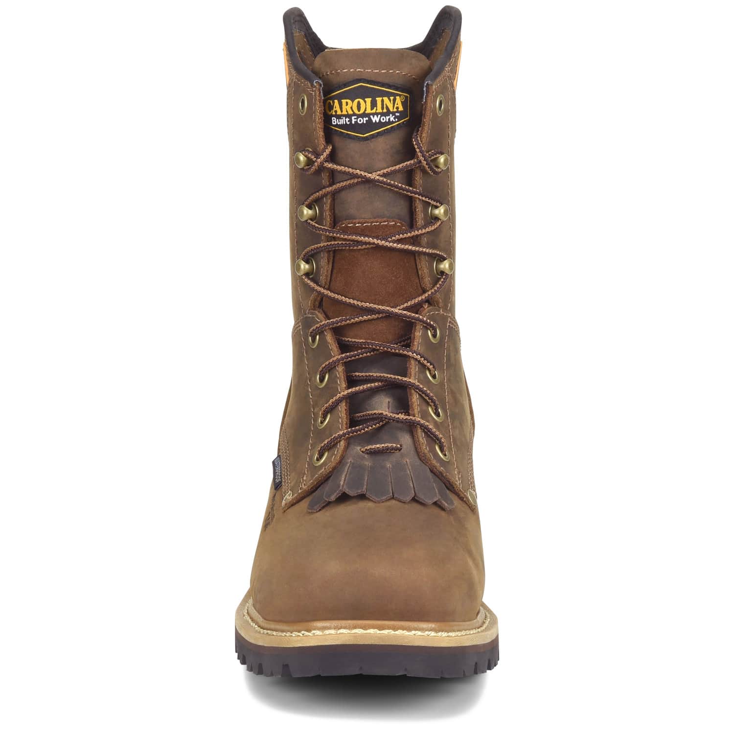 CA9855 Toe Carolina Coppice Mens 8 inch Waterproof Composite Safety Toe Square Toe Logger Work Boot