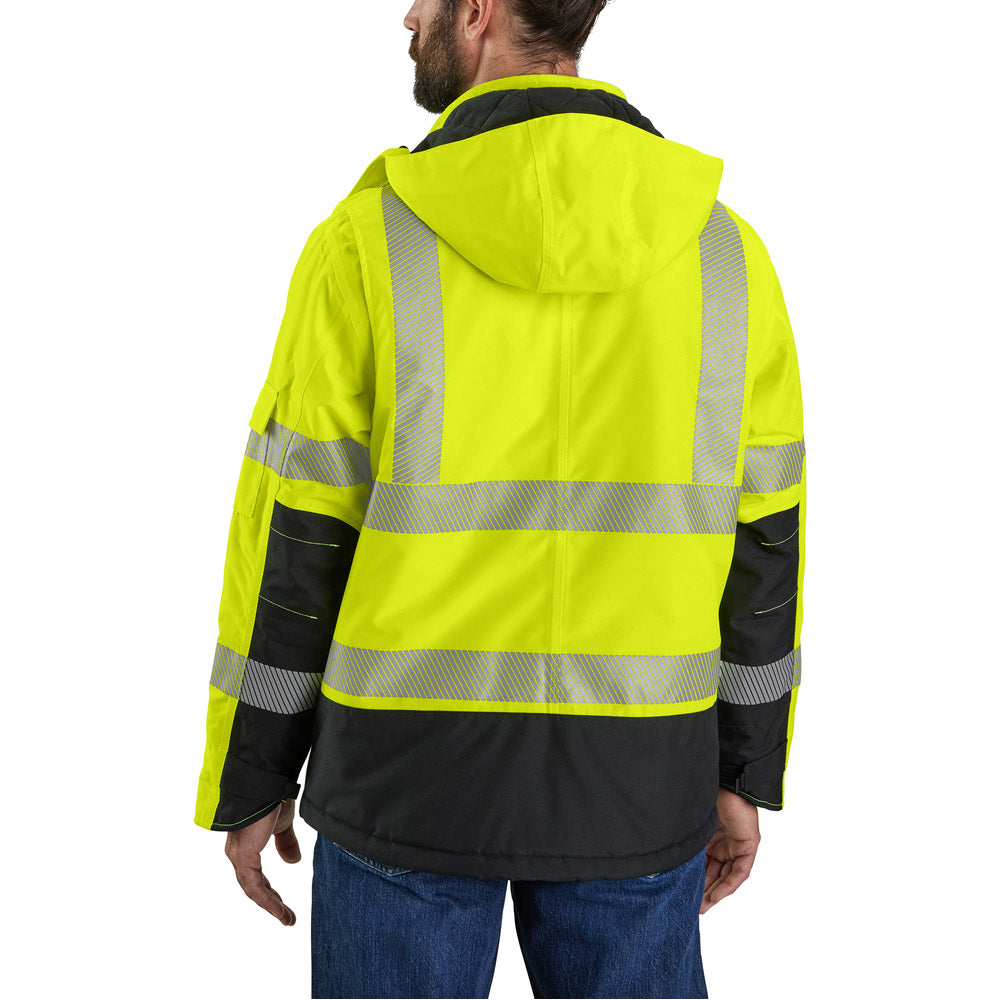 Carhartt High-Visibility Waterproof Loose Fit Heavyweight Insulated Class 3 Jacket