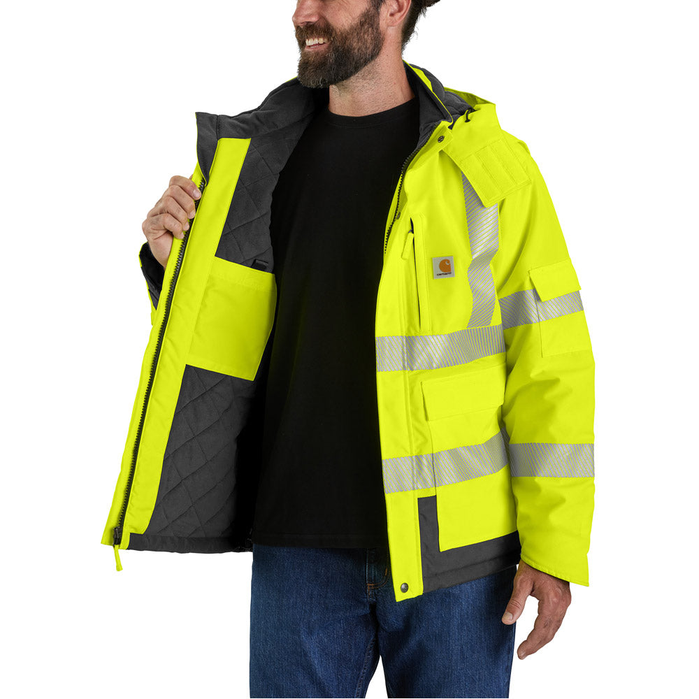 Carhartt High-Visibility Waterproof Loose Fit Heavyweight Insulated Class 3 Jacket