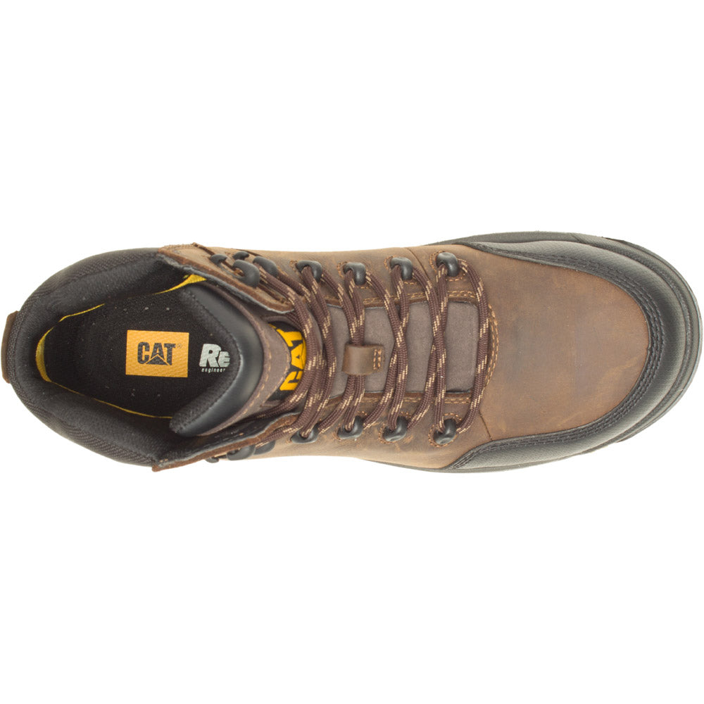 Caterpillar Resorption Brown 6-Inch Comp Toe Waterproof Work Boot