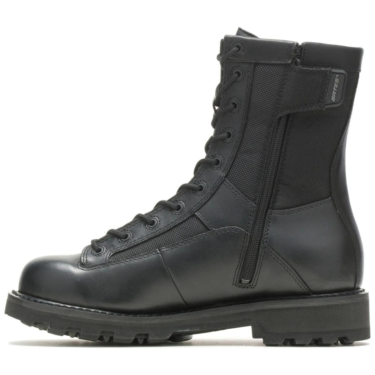 Bates Men's 8-inch DuraShocks Lace-to-toe Side Zip Boot, gallery view 3