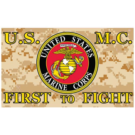 Digital Camo Marine Corps Flag