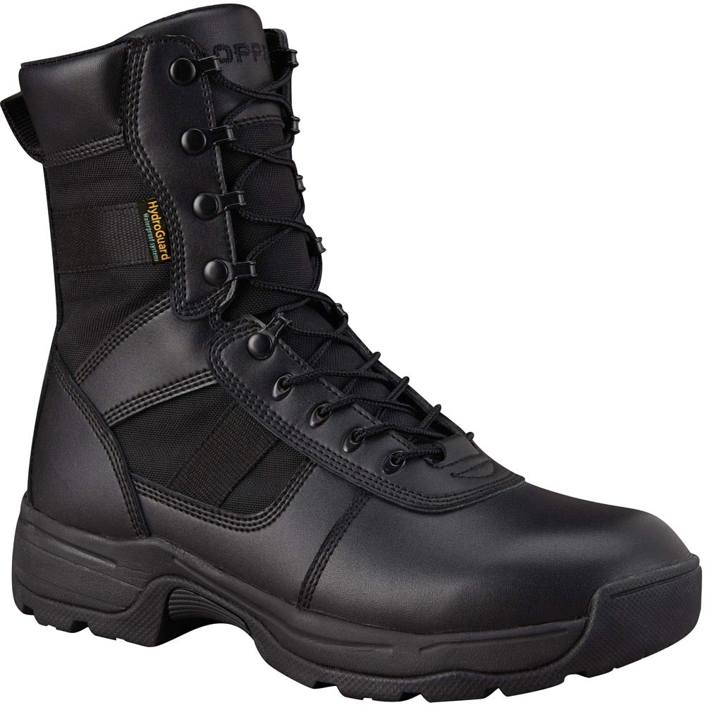 Propper Series 100 8-inch Side Zip Boot Waterproof Composite Safety Toe Black Tactical Boot