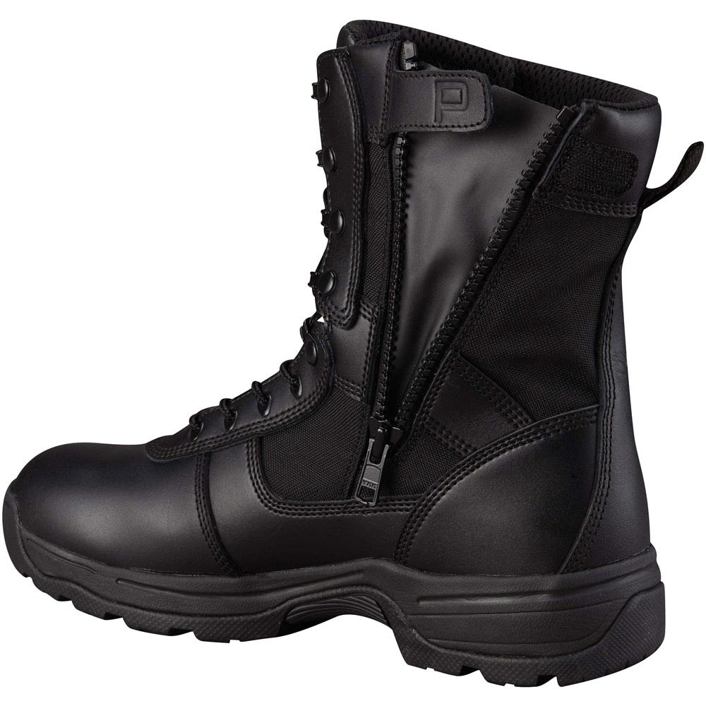 Propper Series 100 8-inch Side Zip Boot Waterproof Composite Safety Toe Black Tactical Boot