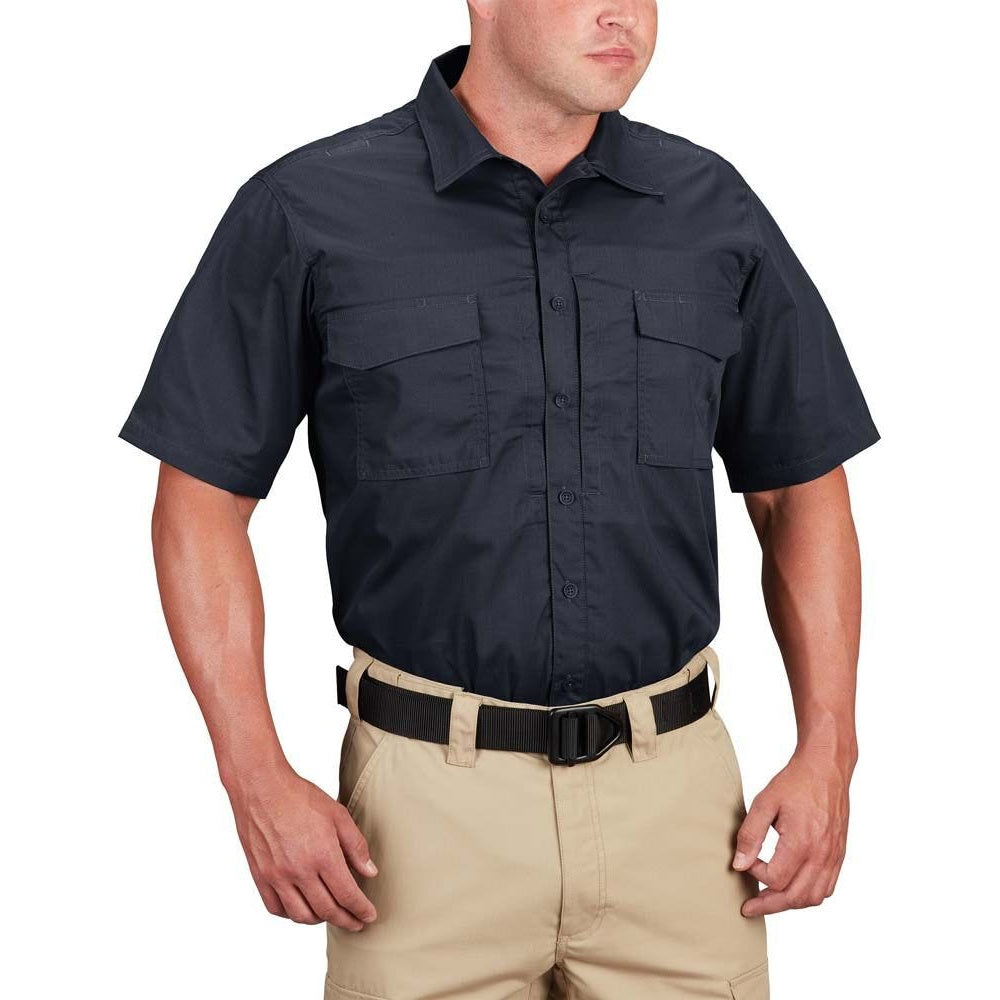Propper Men's RevTac Stretch Tactical Short Sleeve Shirt - LAPD Navy - image 1
