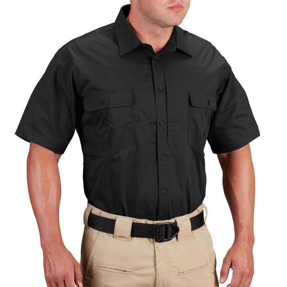 Propper Men's Kinetic Short Sleeve Shirt - Black - image 1