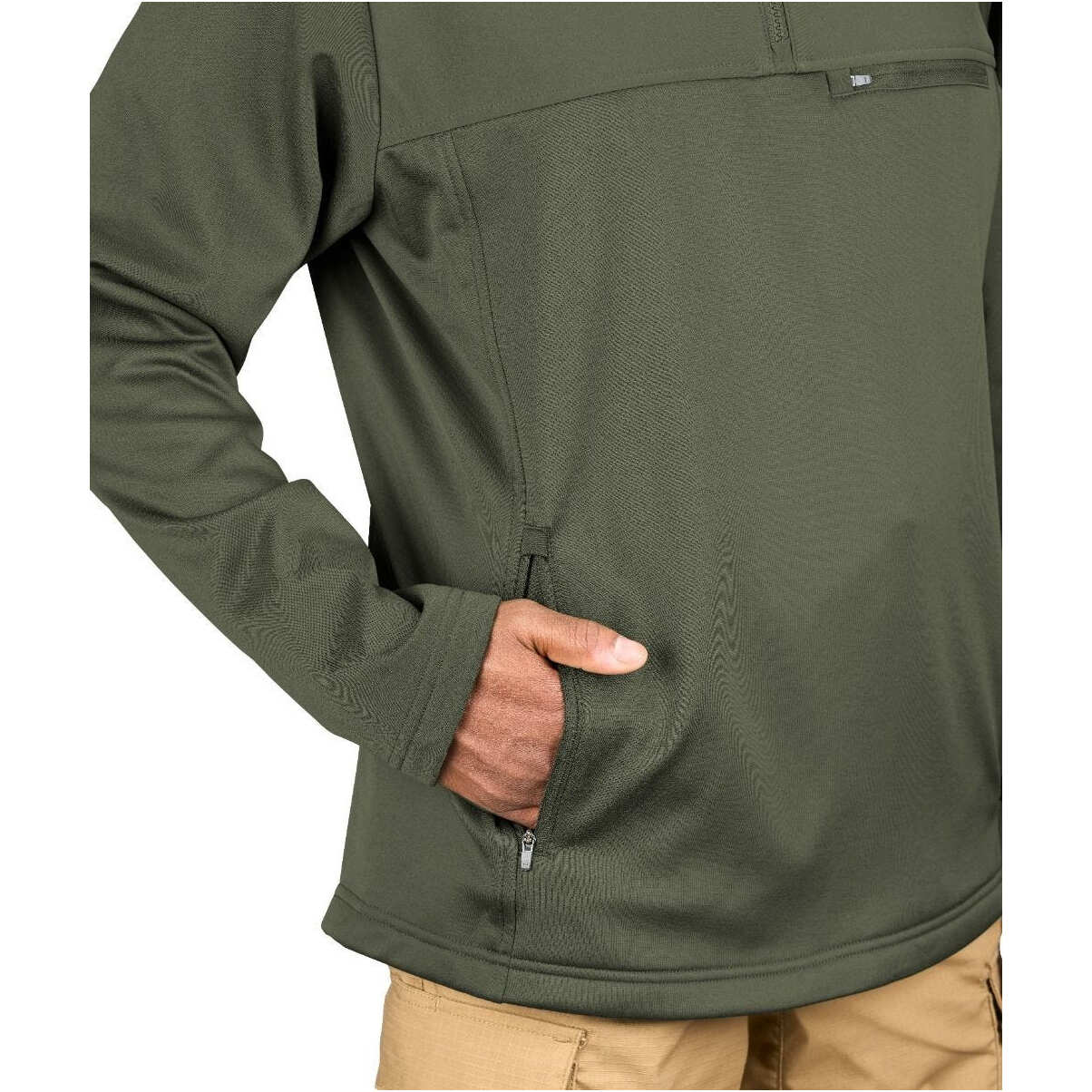 Propper Men's Kinetic Quarter Zip Pullover - Olive Drab - image 4