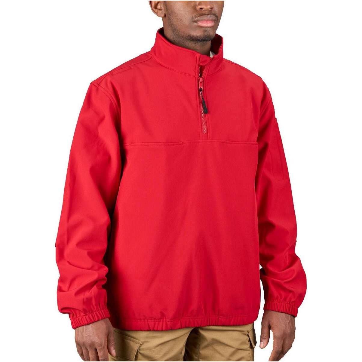 Propper Men's Quarter Zip Softshell Job Shirt - Red - image 1