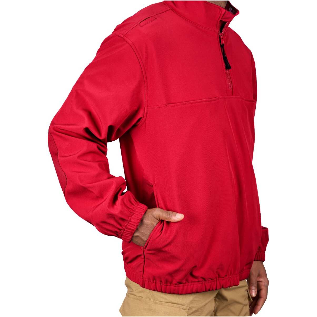 Propper Men's Quarter Zip Softshell Job Shirt - Red - image 3