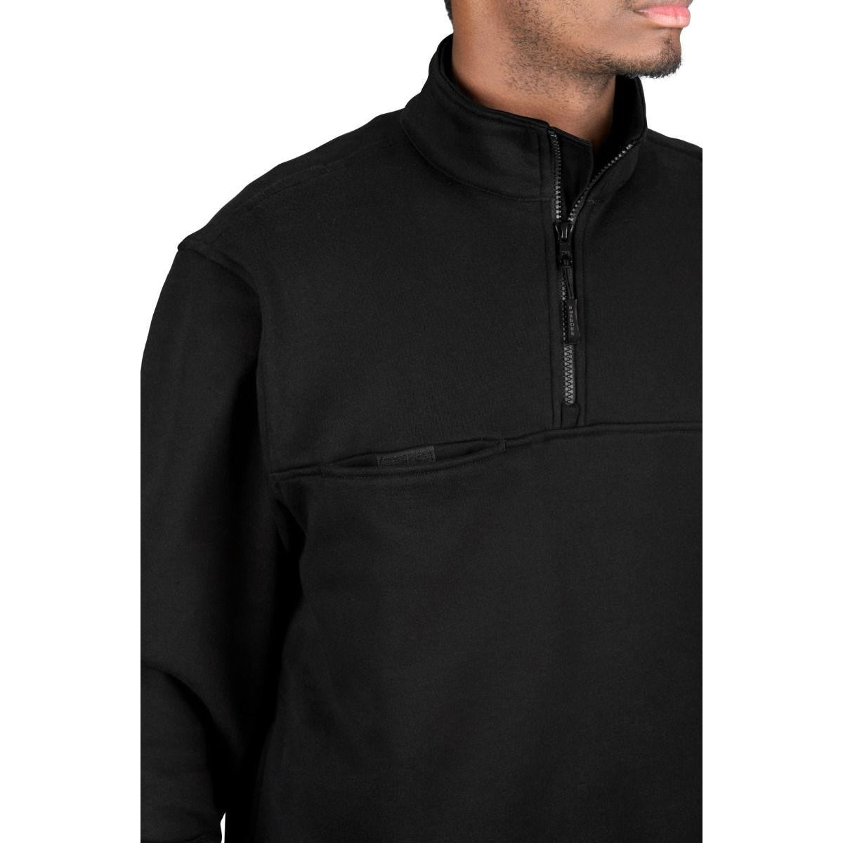 Propper Men's Station Quarter Zip Job Shirt - Black - image 4