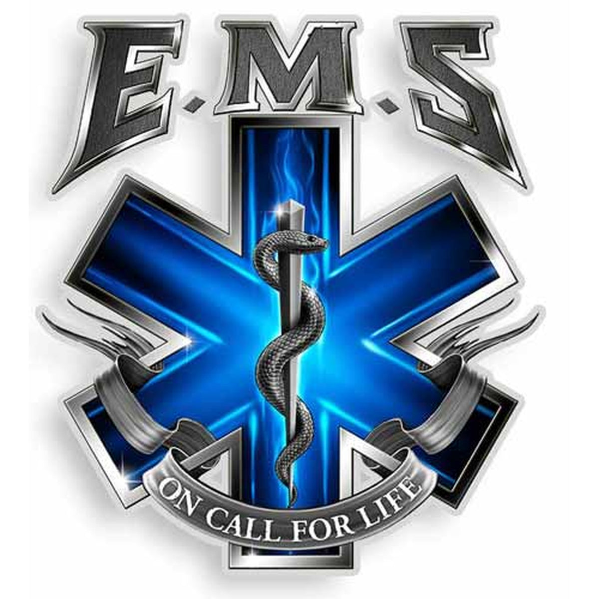 On Call For Life EMS Sticker