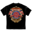 Badge of Honor 9-11 Firefighters T-Shirt - Black