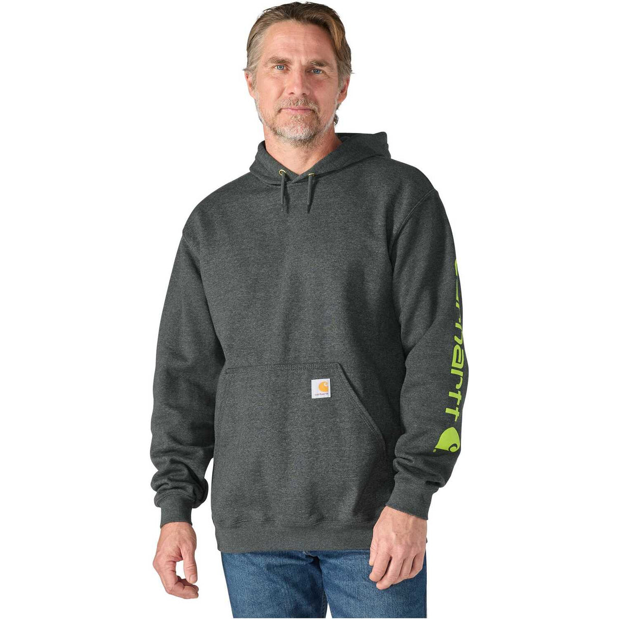 Carhartt Sleeve Graphic Loose Fit Pullover Hooded Sweatshirt