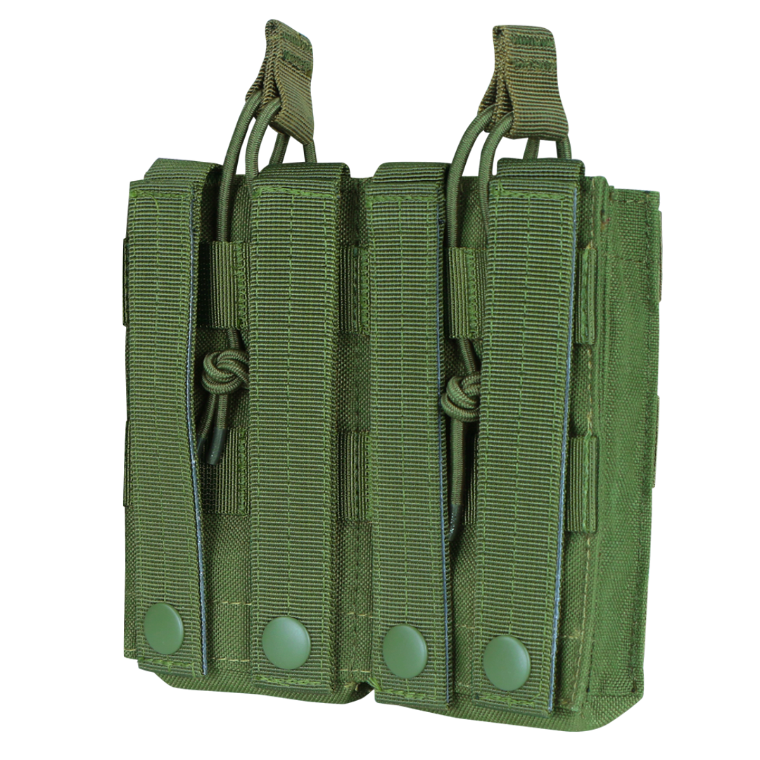 Double M4/M16 Open-Top Mag Pouch - Olive Drab