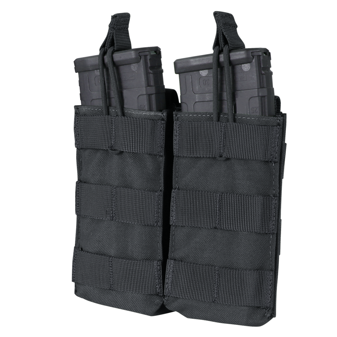 Double M4/M16 Open-Top Mag Pouch - Black