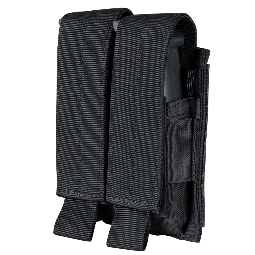Double Pistol Mag Pouch - Black