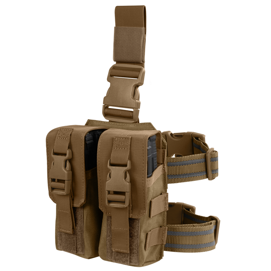 Drop Leg M4 Mag Pouch - Coyote Brown