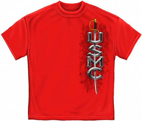 USMC Semper Fidelis Red T-shirt