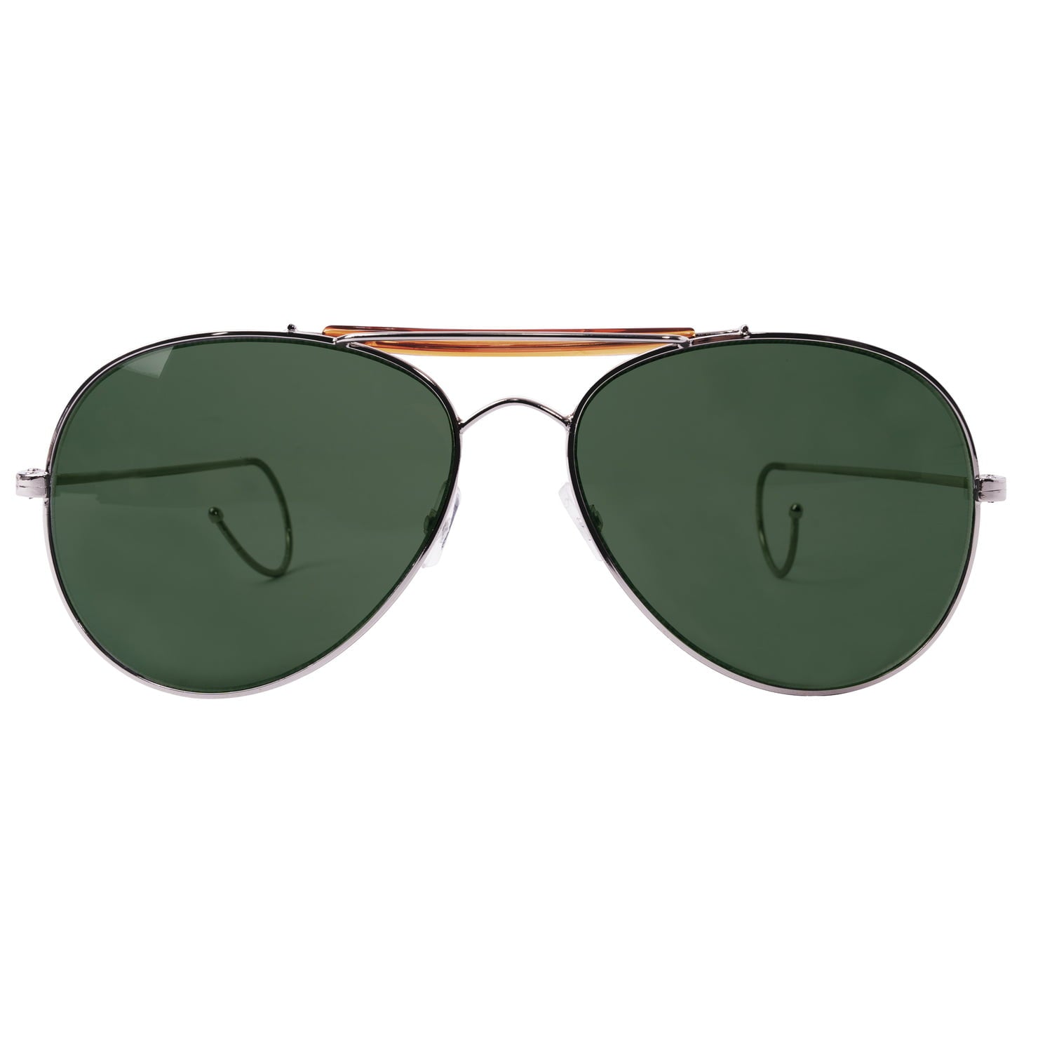Air Force Style Aviator Sunglasses with Cable Temples
