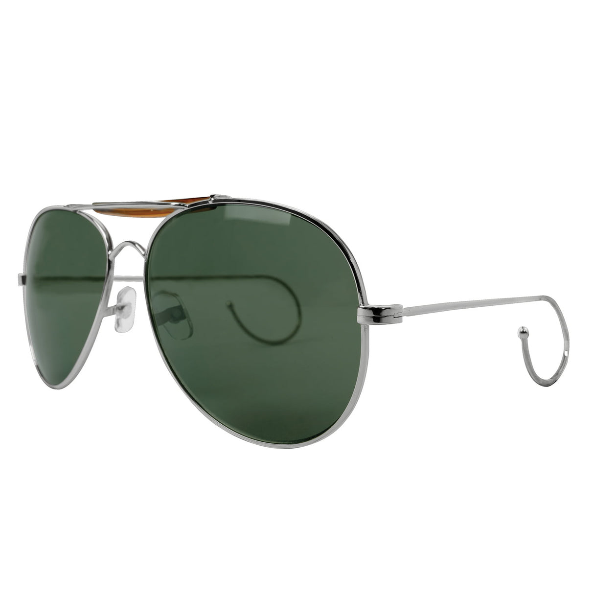 Air Force Style Aviator Sunglasses with Cable Temples