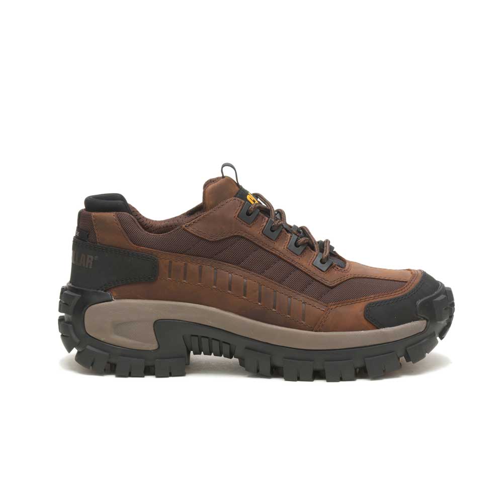 Caterpillar Invader Dark Brown Steel Toe Work Shoe