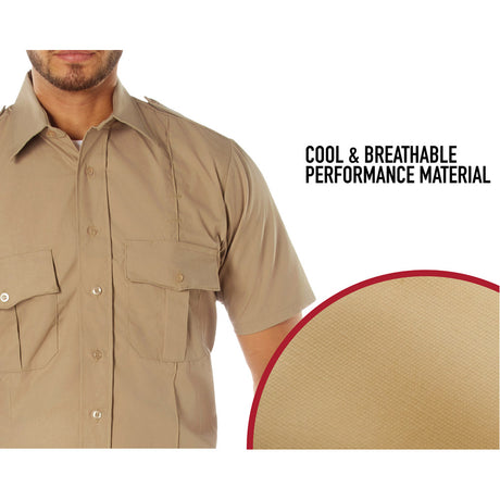 Rothco Short Sleeve 2-Pocket Uniform Shirt
