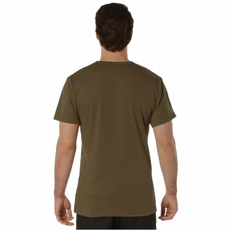 Rothco Cotton Blend Men's Military Pocket T-Shirt