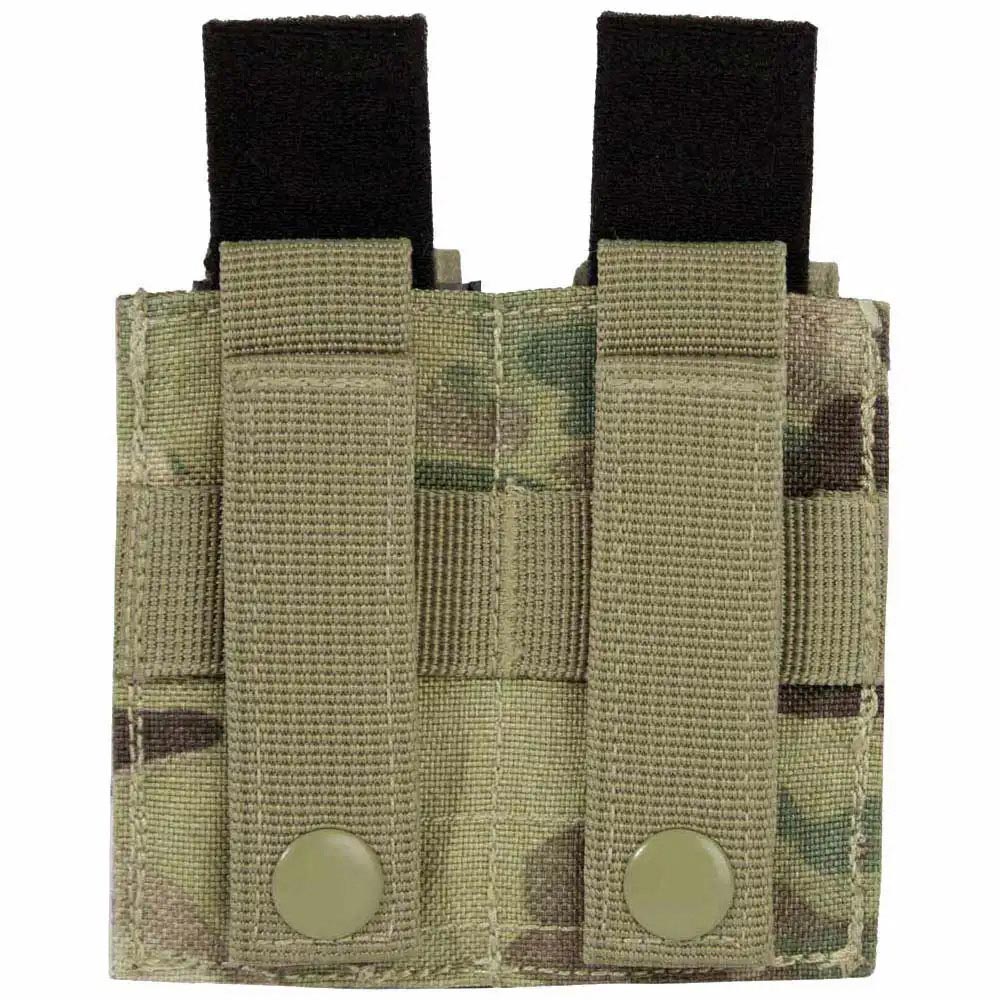 Multicam Double Pistol Mag Pouch with Insert