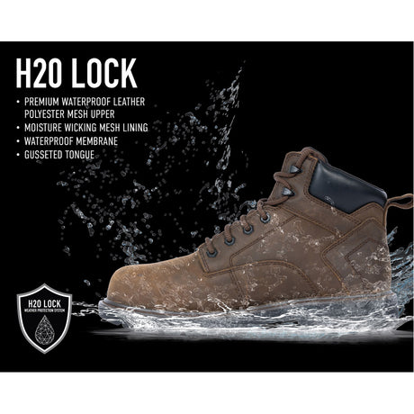 Rothco Tradesman 6-inch Plain Toe Waterproof Work Boot