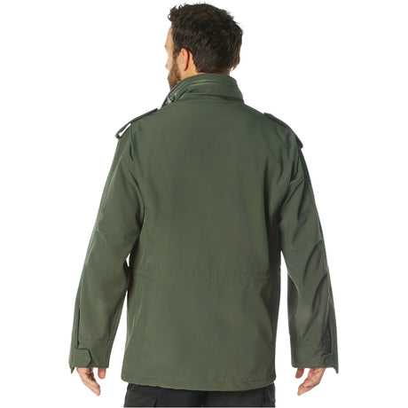 Olive Drab Soft Shell M-65 Military Field Jacket