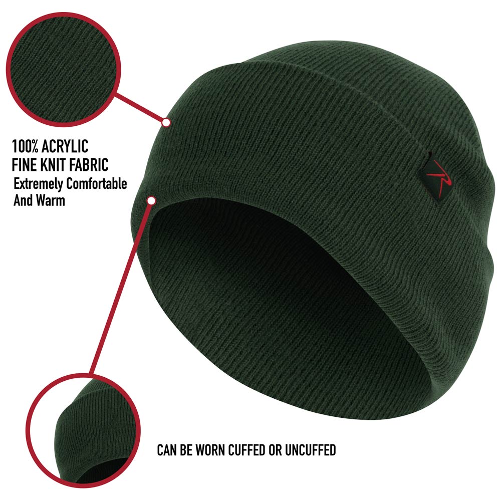 Deluxe Fine Knit Winter Hat