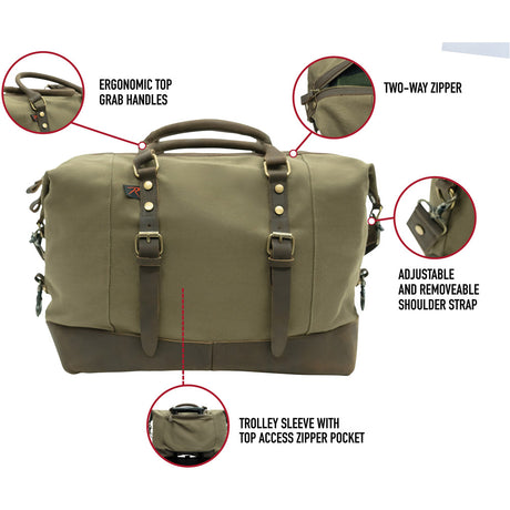 Rothco Vintage Canvas Carry-On Travel Bag
