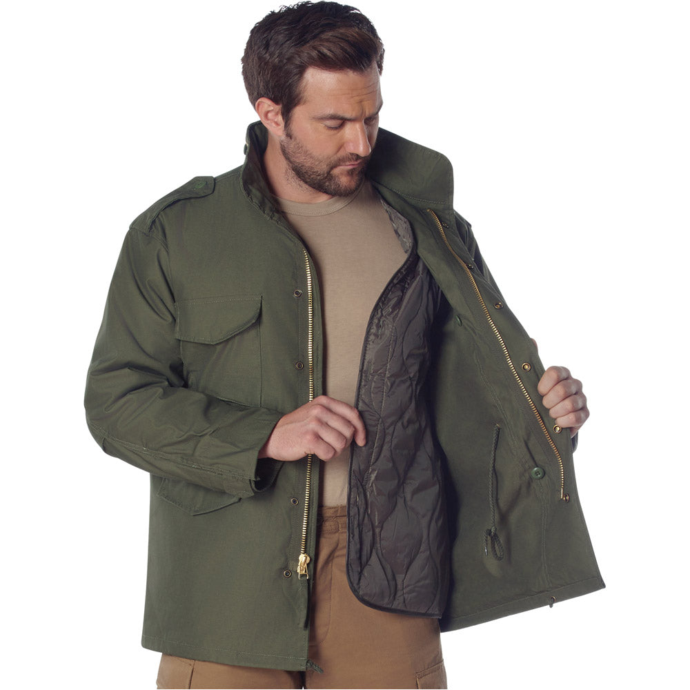 Olive Drab M-65 Field Jacket with Liner