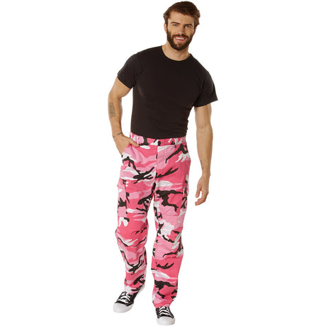Pink Camo Military BDU Cargo Pants