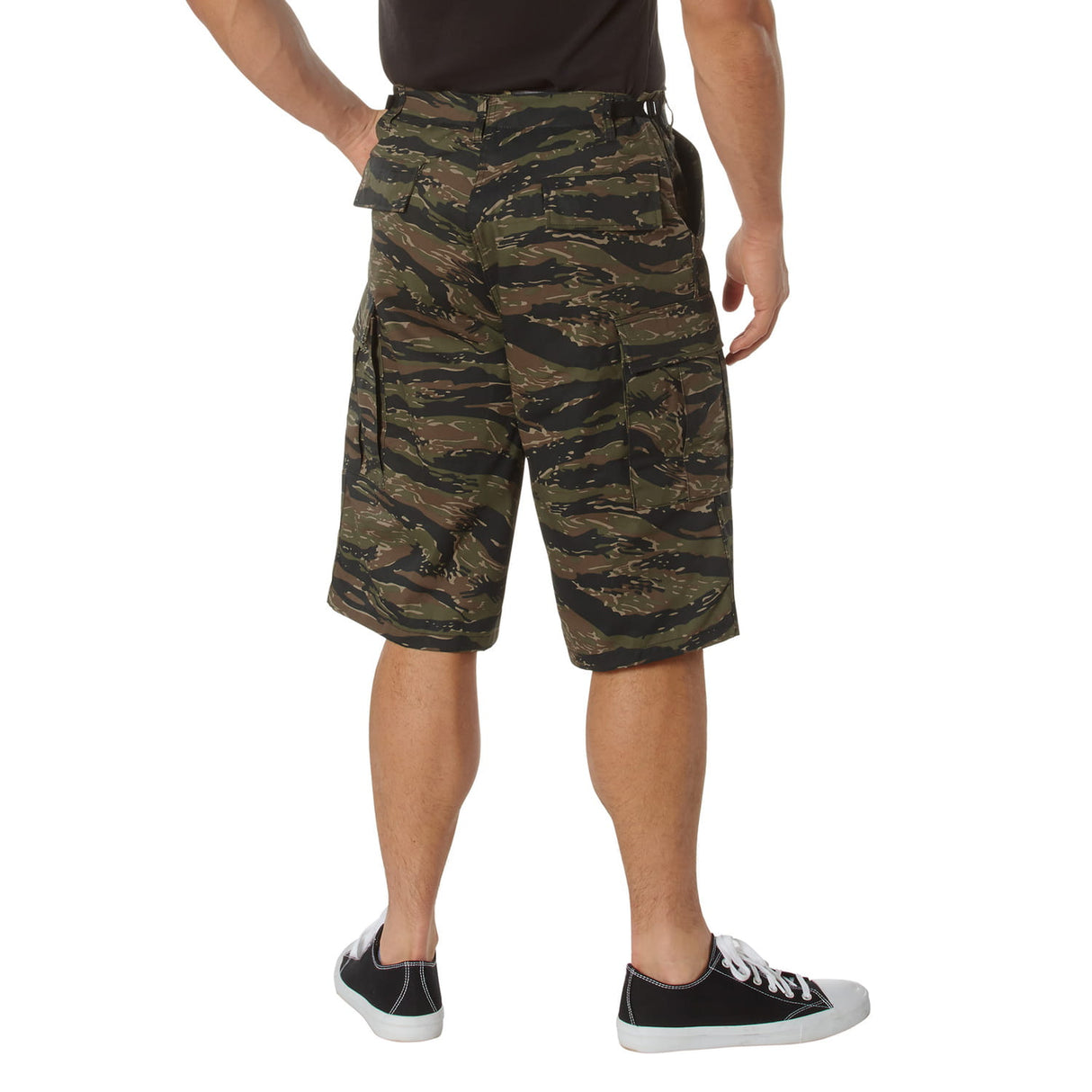 Extra Long Tiger Stripe Camo BDU Shorts