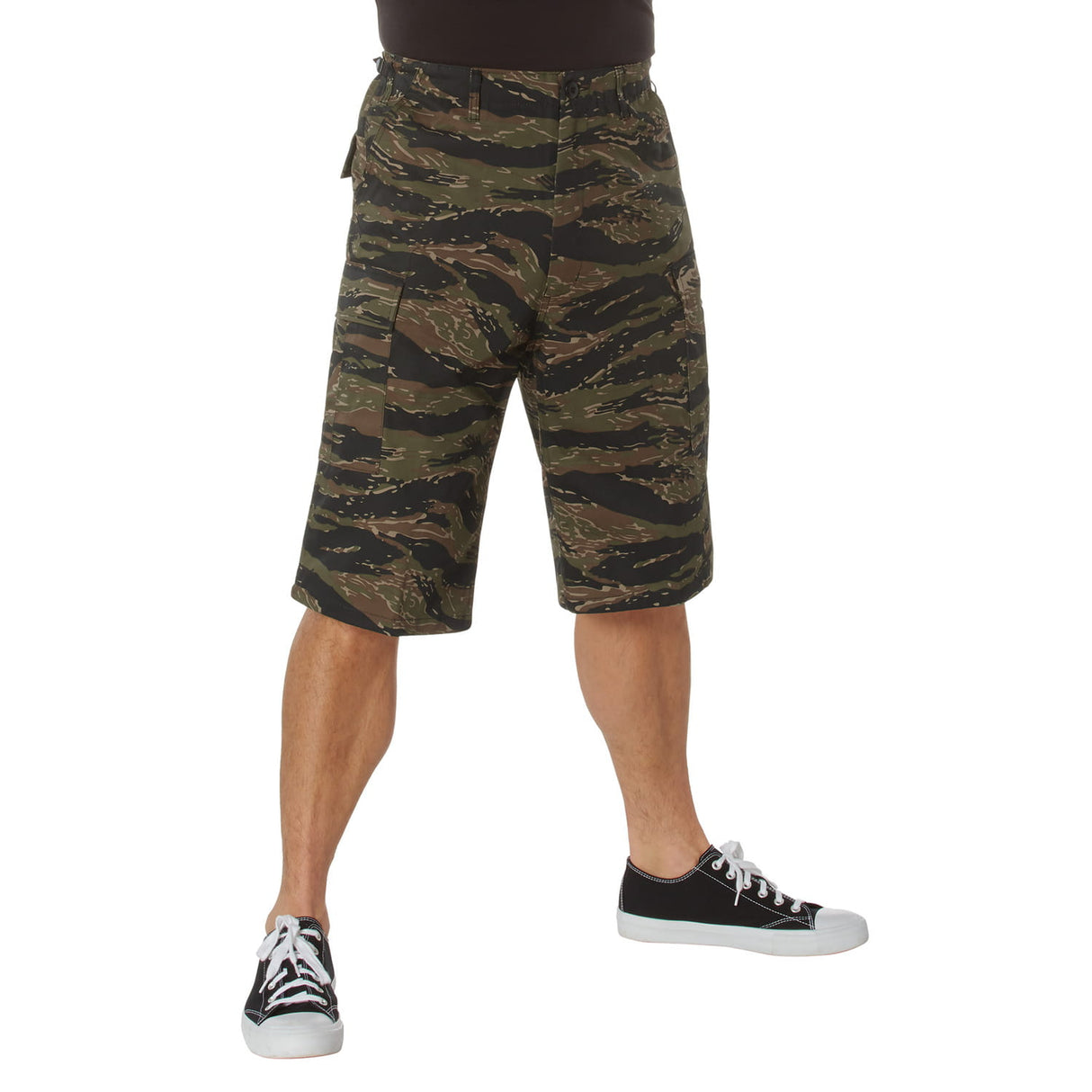 Extra Long Tiger Stripe Camo BDU Shorts