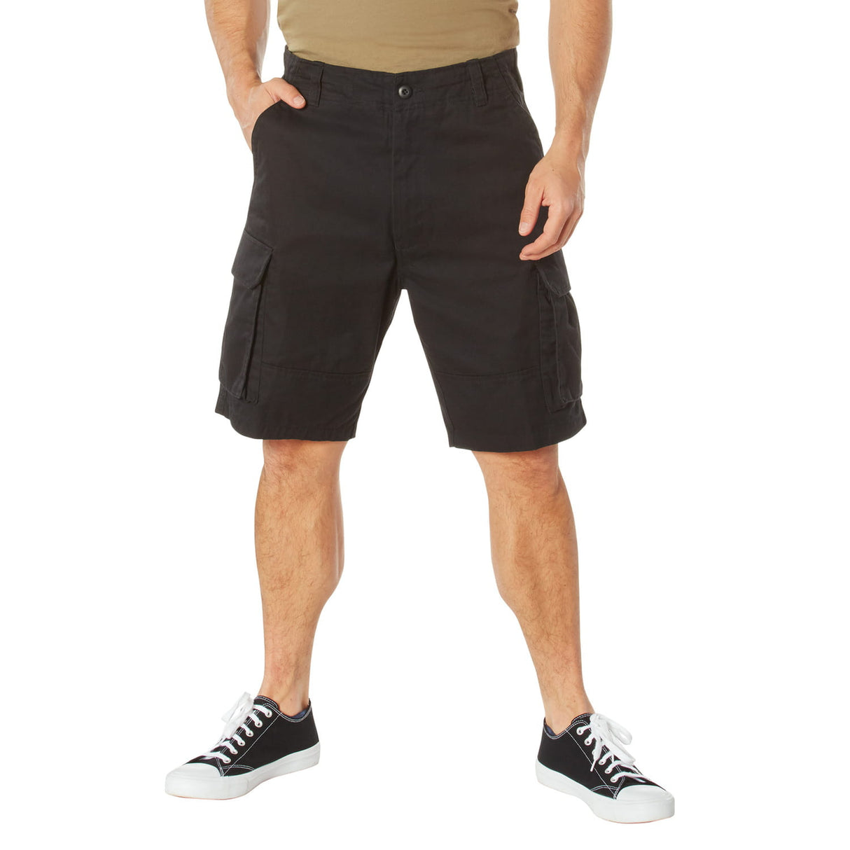 Vintage Black Cargo Shorts